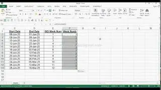 Difference between ISOWEEKNUM and WEEKNUM formula in MS Excel 2013
