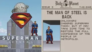 Superman Returns JAVA GAME (Warner Bros. Mobile 2006) FULL WALKTHROUGH