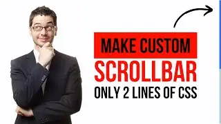 Custom Scrollbar CSS | CSS Scrollbar Edit | Change Style Of Scrollbar CSS