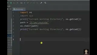 How to change directory in the Python