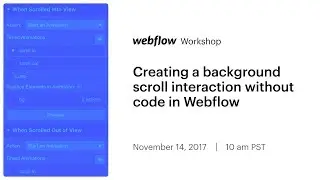 Creating a background scroll interaction with Interactions 2.0