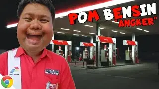 BANG ACI GAK MAU KERJA DI TEMPAT INI KARENA ADA ORANG ANEH!!! SPBU The Fuel Mystery