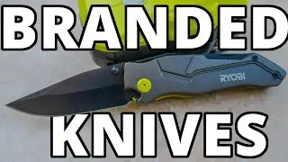 They RYOBI folding knife. Budget, Big Name Brand.