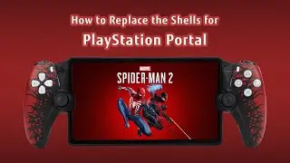 How to Replace the Shells of PlayStation Portal #playstation #playstationportal #ps5 #spiderman