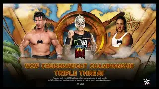 WWE 2K24: Rey Mysterio vs Eddie Guerrero vs Billy Kidman(c) - WCW CRUISERWEIGHT CHAMPIONSHIP