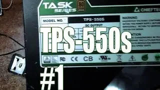 Ремонт блока питания Chieftec TPS-550S, мигание лампы при запуске с APFC (видео промежуточное)