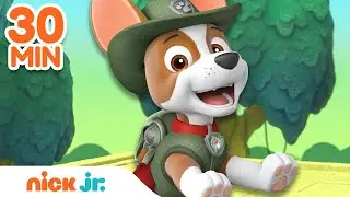 Tracker's BEST Rescues from Danger 🐾 PAW Patrol! | 30 Minute Compilation | Nick Jr.