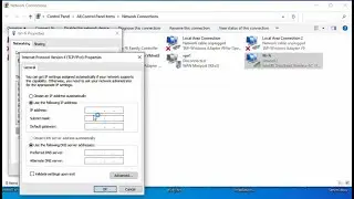 how to set a static ip address on windows 10