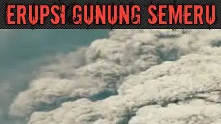 Erupsi gunung Semeru...