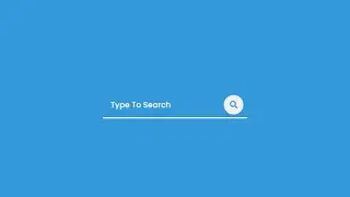 Awesome Search Box Using Only HTML & CSS & JS