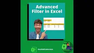 Advance filter in MS excel complete tutorial