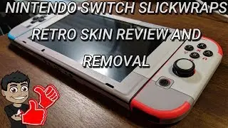 Nintendo Switch Slickwraps Retro Skin Review and Removal