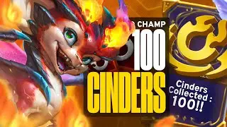 I Collected 100+ Cinders with Cauterize (In Tournament) | Rank 1 TFT Set 12