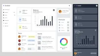 Build a Responsive Dashboard with Dark Mode using React and Tailwind |Admin dashboard with dark mode