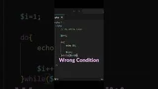 What is Do While Loop in php with example | urdu/hindi | #PHPLoops #PHPTutorial #PHPLoops #shorts