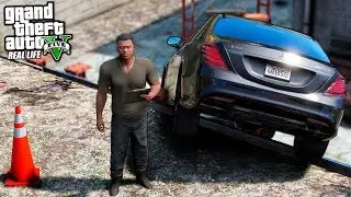 РЕАЛЬНАЯ ЖИЗНЬ В GTA 5 #2 - РАБОТАЮ НА ЭВАКУАТОРЕ! ВЫТАЩИЛ MERCEDES S63 W222!