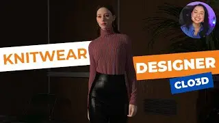 How to use the Knitwear Designer Tool in Clo3D — Beginner Tutorial