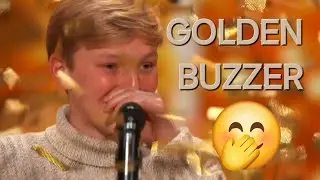 14 Year Old Reid Wilson Impresses & gets GOLDEN BUZZER singing 