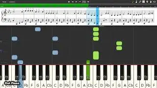 Edith Piaf - L'homme a la moto - Piano tutorial and cover (Sheets + MIDI)