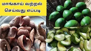 மாங்காய் வற்றல் செய்வது எப்படி| How to Dry Mango in Tamil | Homemade Maa Vathal | Vadu Mangai Vathal