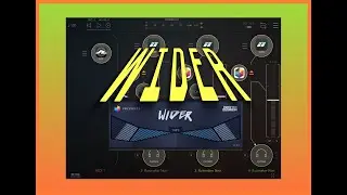 Wider by Infected Mushroom - 100% FREE - AUv3 Stereo Expander - Demo & Tutorial for the iPad