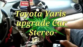 How to Install Car Stereo for #Toyota Yaris #Reverse Camera