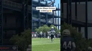 Drake Maye throws a dime 🎯 (via @New England Patriots/TT) #shorts