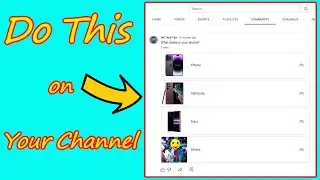 How to Create Image Poll on YouTube | Make Poll on YouTube Channel