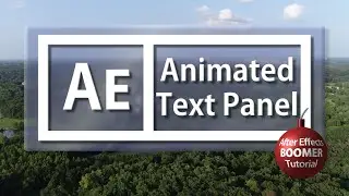 After Effects Animated Text Panel