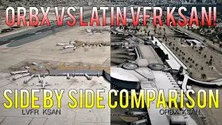 FSX/P3D ORBX KSAN vs LatinVFR - Side by Side Comparison