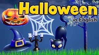 Halloween for kids in English - Vocabulary - Halloween words