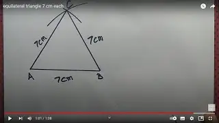 Construct an equilateral triangle.