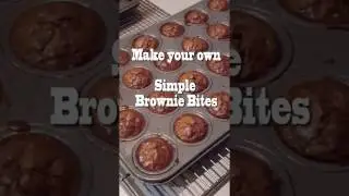 Brownie Bites - Make your Own with a Box Brownie Mix Perfect for Valentines Day