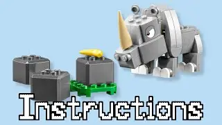 LEGO Mario: Rambi the Rhino Instructions! | Set 71420