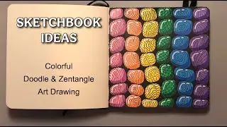 Colorful Doodle 🌸 Satisfying Art Drawing ✍️ Zentangle Doodles