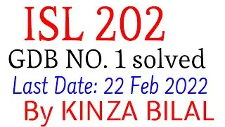 ISL202 GDB fall 2021 | 2022