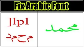 Fix Arabic Font Problem In Photoshop 7.0 , 8, CS, CC Editions