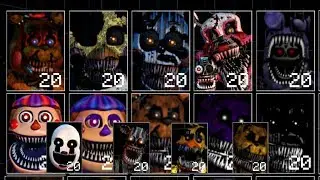 Ultimate Custom Night - Nightmare Animatronics Fnaf2 (Mod)