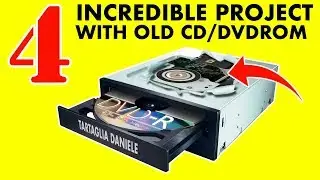 4 INCREDIBLE project with old CD/DVDrom