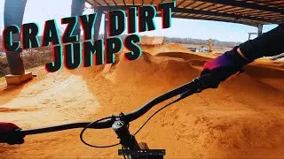 INSANE DIRT JUMPS ON MY BRAND NEW JAMIS KROMO DIRT JUMPER AT THE RIVETER