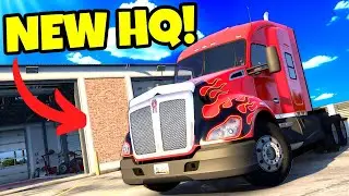 I Bought a NEW Truck & Upgraded Our HQ in American Truck Simulator Multiplayer!