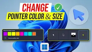 How to Change Mouse Pointer Color And Size in Windows 11 | Change Arrow Color | Change Cursor Size