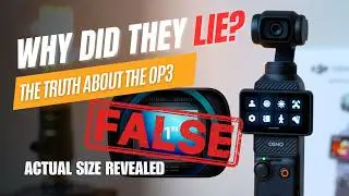 The truth behind the  DJI Osmo Pocket 3 Sensor!