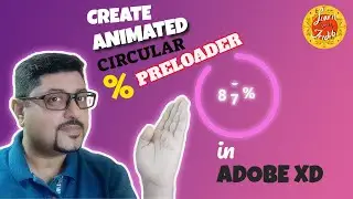 🆕✅🔥 Create easy animated Preloader in Adobe XD - Learn with Tridib