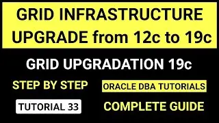 Upgrade grid infrastructure from 12c to 19c || Grid upgradation step by step guide