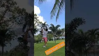 ⛳golf shot over tree #golflessons #golf #golfswing #golfvungtau golf lessons Vung tau урок гольфа