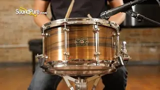 Metro 7.5x13 Copper Snare Drum w/Jatoba Rings—Quick n Dirty