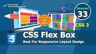 Learn CSS Flexbox Tutorial In Just 10 Minutes Session 33 | Tutor Pratik