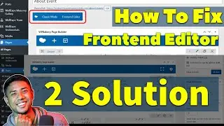 How to Enable WPBakery Frontend Editor | I can't find out Frontend Editor on WPBakery