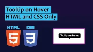 How to Create Tooltip using HTMLl and CSS